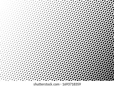 Grunge Dots Background. Distressed Gradient Overlay. Points Texture. Vintage Fade Backdrop. Vector illustration