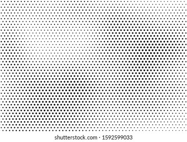 Grunge Dots Background Gradient Monochrome Overlay Stock Vector ...