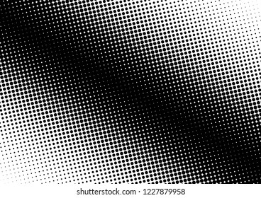 Grunge Dots Background. Modern Gradient Overlay. Vintage Pop-art Backdrop. Fade Pattern. Vector illustration