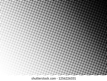 Grunge Dots Background. Modern Monochrome Pattern. Halftone Distressed Overlay. Abstract Fade Texture. Vector illustration