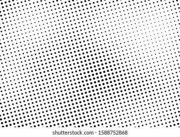 Grunge Dots Background. Pop-art Abstract Texture. Points Pattern. Distressed Backdrop. Vector illustration