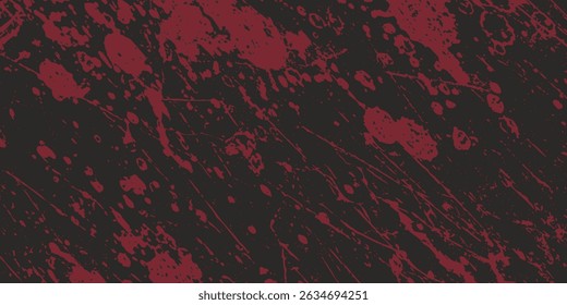 grunge dots. Halftone on black and red background. Vector dots glitter or halftone glitter pattern texture Pop Art Style Background. Eps 10