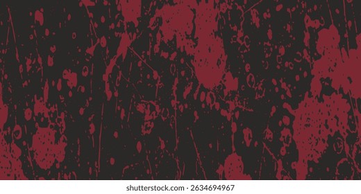 grunge dots. Halftone on black and red background. Vector dots glitter or halftone glitter pattern texture Pop Art Style Background. Eps 10