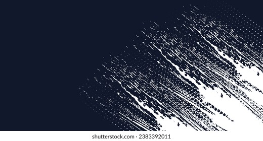 grunge puntos de color blanco medio color negro patrón gradiente color de fondo de textura grunge. Dibujos de arte pop estilo deporte ilustración vectorial grunge