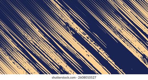 grunge Dots halftone white and blue color pattern gradient grunge texture background. Dots pop art comics sport style eps10