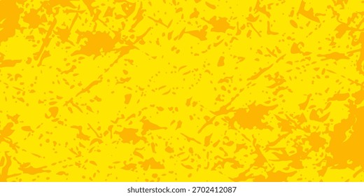 Grunge puntos medio tono fondo amarillo con fondo naranja con textura. Diseño moderno del color de la textura