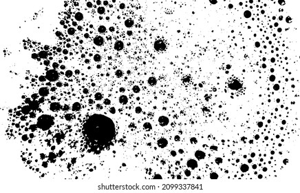 Grunge dots and points vector texture background. Abstract overlay. Vintage backdrop. Vector graphic illustration with transparent white. EPS10.