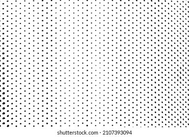 Grunge dots and points vector texture background. Abstract overlay. Vintage backdrop. Vector graphic illustration with transparent white. EPS10.