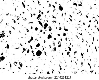 Grunge dots and points vector texture background. Abstract grainy overlay. Vintage grain backdrop. Vector graphic illustration with transparent white. EPS10.