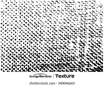 Grunge dots texture background - abstract isolated stock vector template - easy to use