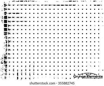 Grunge dots texture background - abstract isolated stock vector design template - easy to use
