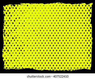 Grunge dots texture background - abstract isolated stock vector template - easy to use
