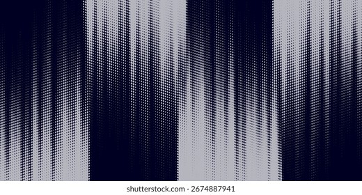 Puntos del Grunge. Medio tono blanco sobre fondo azul. Vector de puntos brillantes o medio tono de brillo patrón de textura Pop de estilo de arte de fondo. Ilustración vectorial