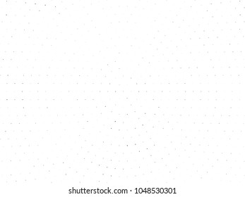Grunge dotted backdrop with circles, dots, point small and large scale. Design element for web banners, posters, cards, wallpapers, sites, panels. Black and white color Vector illustration