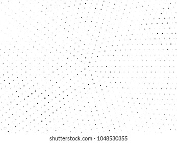 Grunge dotted backdrop with circles, dots, point small and large scale. Design element for web banners, posters, cards, wallpapers, sites, panels. Black and white color Vector illustration