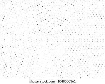 Grunge dotted backdrop with circles, dots, point small and large scale. Design element for web banners, posters, cards, wallpapers, sites, panels. Black and white color Vector illustration