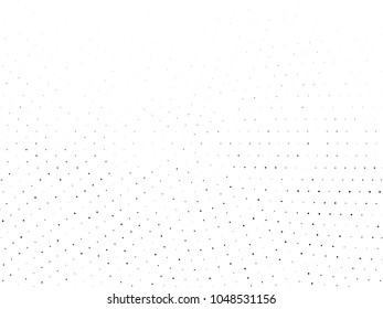 Grunge dotted backdrop with circles, dots, point small and large scale. Design element for web banners, posters, cards, wallpapers, sites, panels. Black and white color Vector illustration