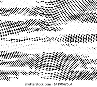 Grunge dotted backdrop with circles, dots, point. Design element for web banners, posters, cards, wallpapers, sites. Black and white color