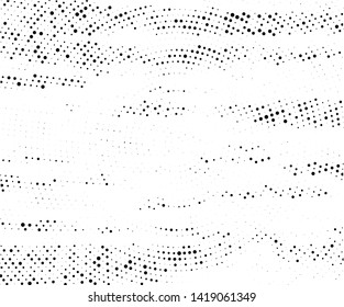 Grunge dotted backdrop with circles, dots, point. Design element for web banners, posters, cards, wallpapers, sites. Black and white color