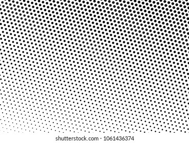 Grunge Dotted Halftone Background. Modern Pattern. Gradient Backdrop. Abstract Pop-art Texture. Vector illustration