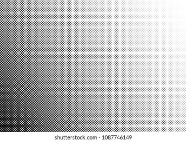 Grunge Dotted Halftone Background. Monochrome Overlay. Abstract Distressed Pattern. Vintage Texture. Vector illustration