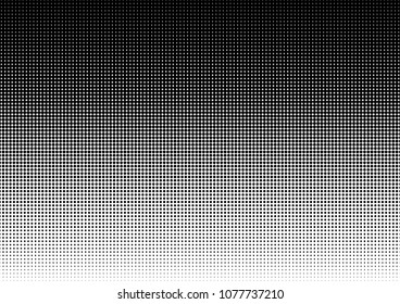 Grunge Dotted Halftone Background. Points Gradient Overlay. Distressed Fade Pattern. Vintage Texture. Vector illustration