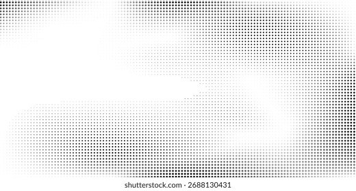 Grunge punteado medio tono gradiente de fondo. Textura de ruido de arena descolorida. arte artístico simple