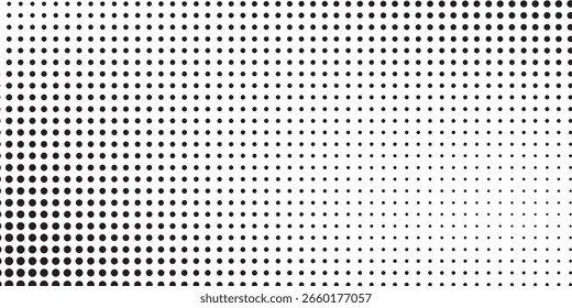 Textura gradiente de meio-tom pontilhado grunge. Desaparecimento polka ponto fundo abstrato arte do design moderno