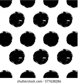 Grunge dotted pattern. vector Illustration. Vintage Circles. Abstract Background for your design.