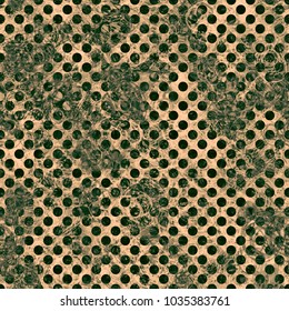 Grunge dotted seamless texture. Abstract vector background for web page, banners backdrop, fabric, home decor, wrapping