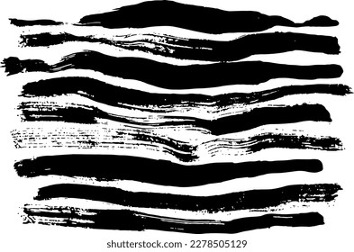 Textura de la tinta del pincel seco de grunge