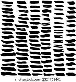 Grunge Dry Brush Strokes Seamless Pattern