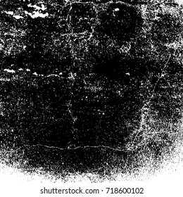 Grunge dust messy background. Dirty powder rough empty cover template. Distressed spray grainy overlay texture. Aged splatter crumb wall backdrop. Weathered drips aging design element. EPS10 vector.