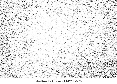 Grunge dust messy background. Distressed spray grainy overlay texture. Dirty powder rough empty cover template. Aged splatter crumb wall backdrop. Weathered drips aging design element. EPS10 vector.