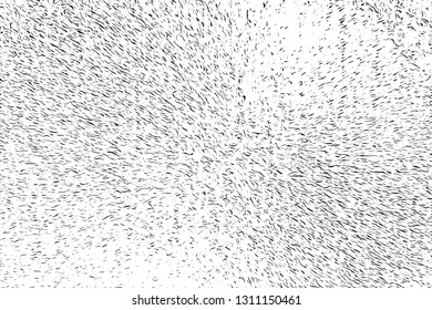 Grunge dust messy background. Distressed spray grainy overlay texture. Dirty powder rough empty cover template. Aged splatter crumb wall backdrop. Weathered drips aging design element. EPS10 vector