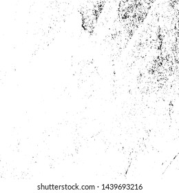 Grunge dust messy background. Distressed grainy spray overlay texture. Dirty powder rough empty cover template. Aged splatter crumb wall backdrop. Weathered drips aging design element. EPS10 vector