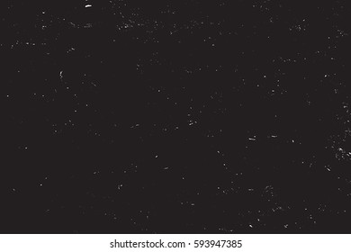Grunge dust messy background. Distressed spray grainy overlay texture. Dirty powder rough empty cover template. Aged splatter crumb wall backdrop. Weathered drips aging design element. EPS10 vector.