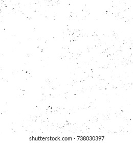 Grunge Dust Messy Background. Easy To Create Abstract Vintage, Dotted, Scratched Effect With Grain And Noise. Aged Design Element. Black and White Vector