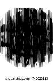 Grunge Dust Messy Background. Easy To Create Abstract Vintage, Dotted, Scratched Effect With Grain And Noise. Aged Design Element. Black and White Vector
