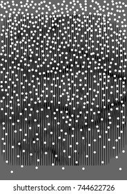 Grunge Dust Messy Background. Easy To Create Abstract Vintage, Dotted, Scratched Effect With Grain And Noise. Aged Design Element. Black and White Vector