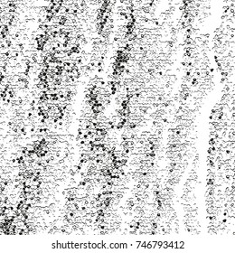 Grunge Dust Messy Background. Easy To Create Abstract Vintage, Dotted, Scratched Effect With Grain And Noise. Aged Design Element. Black and White Vector