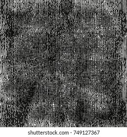 Grunge Dust Messy Background. Easy To Create Abstract Vintage, Dotted, Scratched Effect With Grain And Noise. Aged Design Element. Black and White Vector