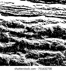 Grunge Dust Messy Background. Easy To Create Abstract Vintage, Dotted, Scratched Effect With Grain And Noise. Aged Design Element. Black and White Vector