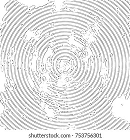Grunge Dust Messy Background. Easy To Create Abstract Vintage, Dotted, Scratched Effect With Grain And Noise. Aged Design Element. Black and White Vector