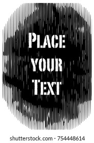 Grunge Dust Messy Background. Easy To Create Abstract Vintage, Dotted, Scratched Effect With Grain And Noise. Aged Design Element. Black and White Vector