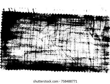 Grunge Dust Messy Background. Easy To Create Abstract Vintage, Dotted, Scratched Effect With Grain And Noise. Aged Design Element. Black and White Vector