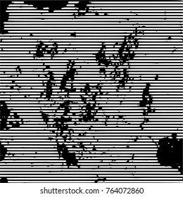 Grunge Dust Messy Background. Easy To Create Abstract Vintage, Dotted, Scratched Effect With Grain And Noise. Aged Design Element. Black and White Vector