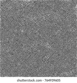 Grunge Dust Messy Background. Easy To Create Abstract Vintage, Dotted, Scratched Effect With Grain And Noise. Aged Design Element. Black and White Vector