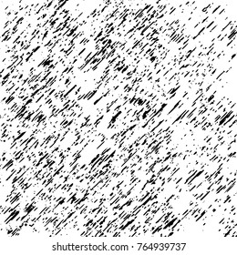 Grunge Dust Messy Background. Easy To Create Abstract Vintage, Dotted, Scratched Effect With Grain And Noise. Aged Design Element. Black and White Vector