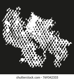 Grunge Dust Messy Background. Easy To Create Abstract Vintage, Dotted, Scratched Effect With Grain And Noise. Aged Design Element. Black and White Vector